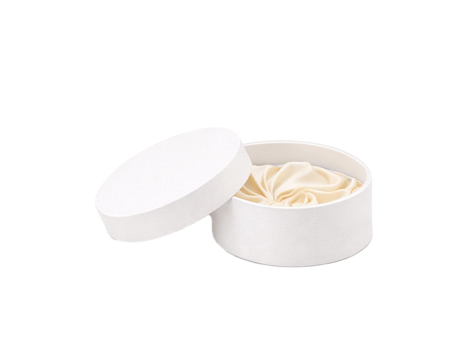 White Rigid Gift Box with Satin Lining - HERONG Printing