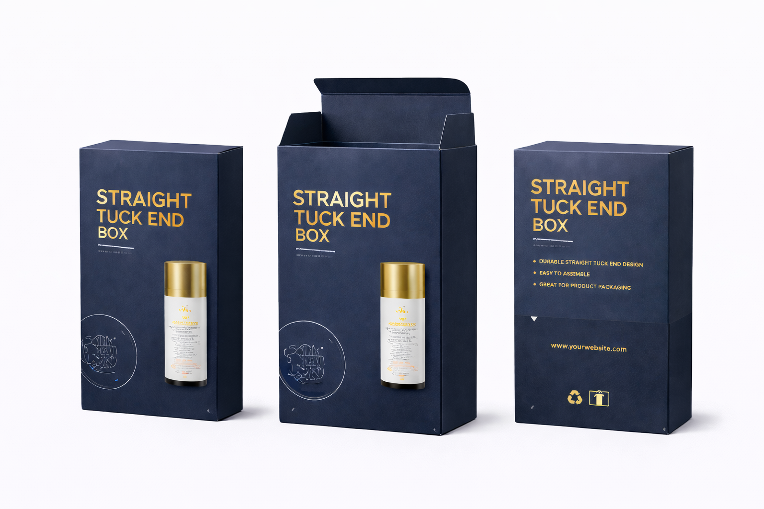 Custom Printed Skincare Tuck End Box - 图片 4