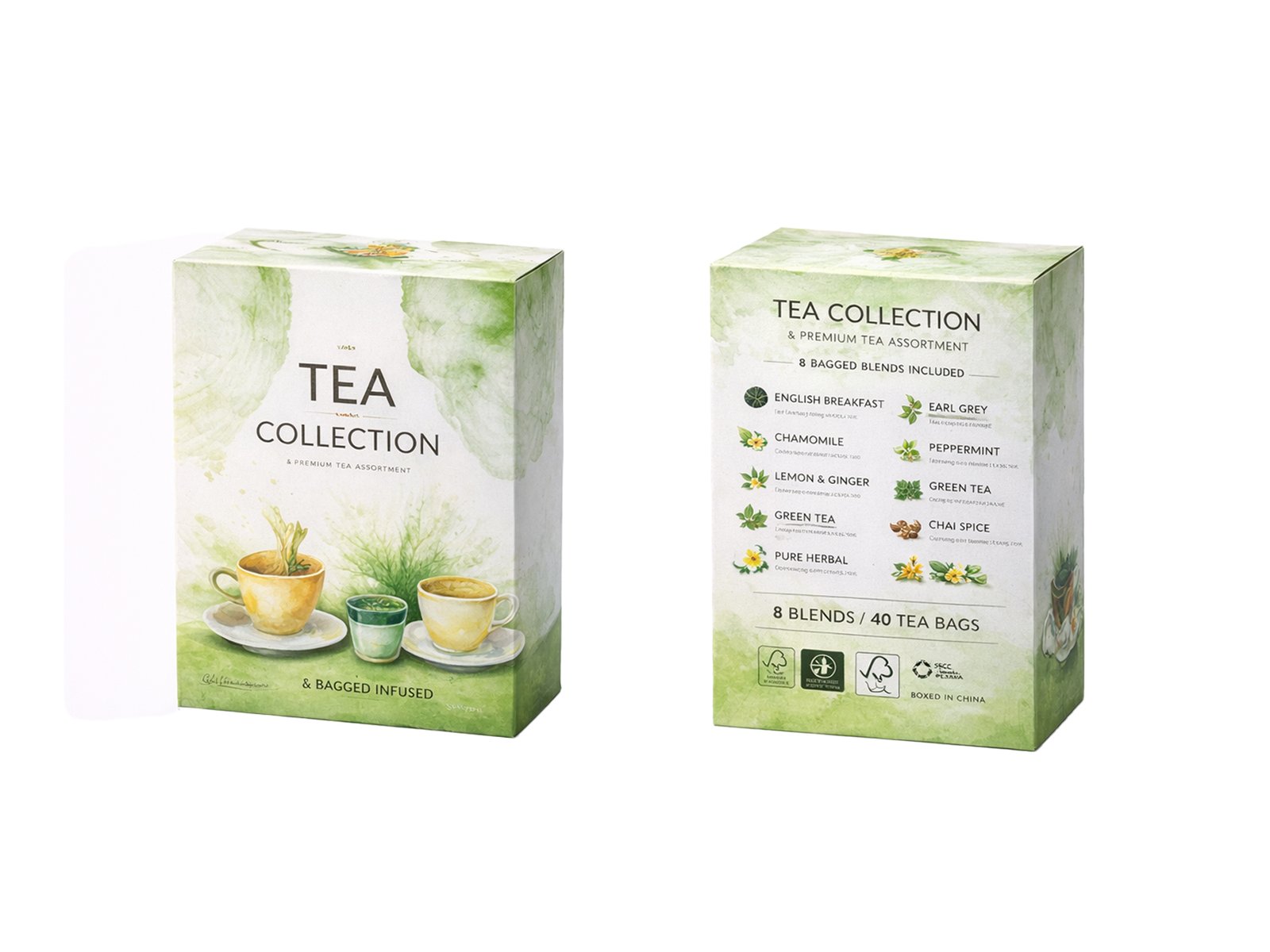 Tea Gift Folding Carton - 图片 3