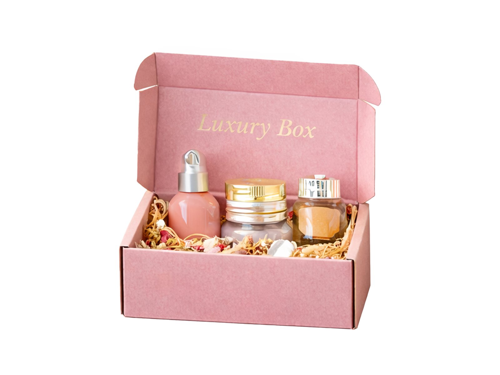 Eco-friendly Corrugated Skincare Packaging Box