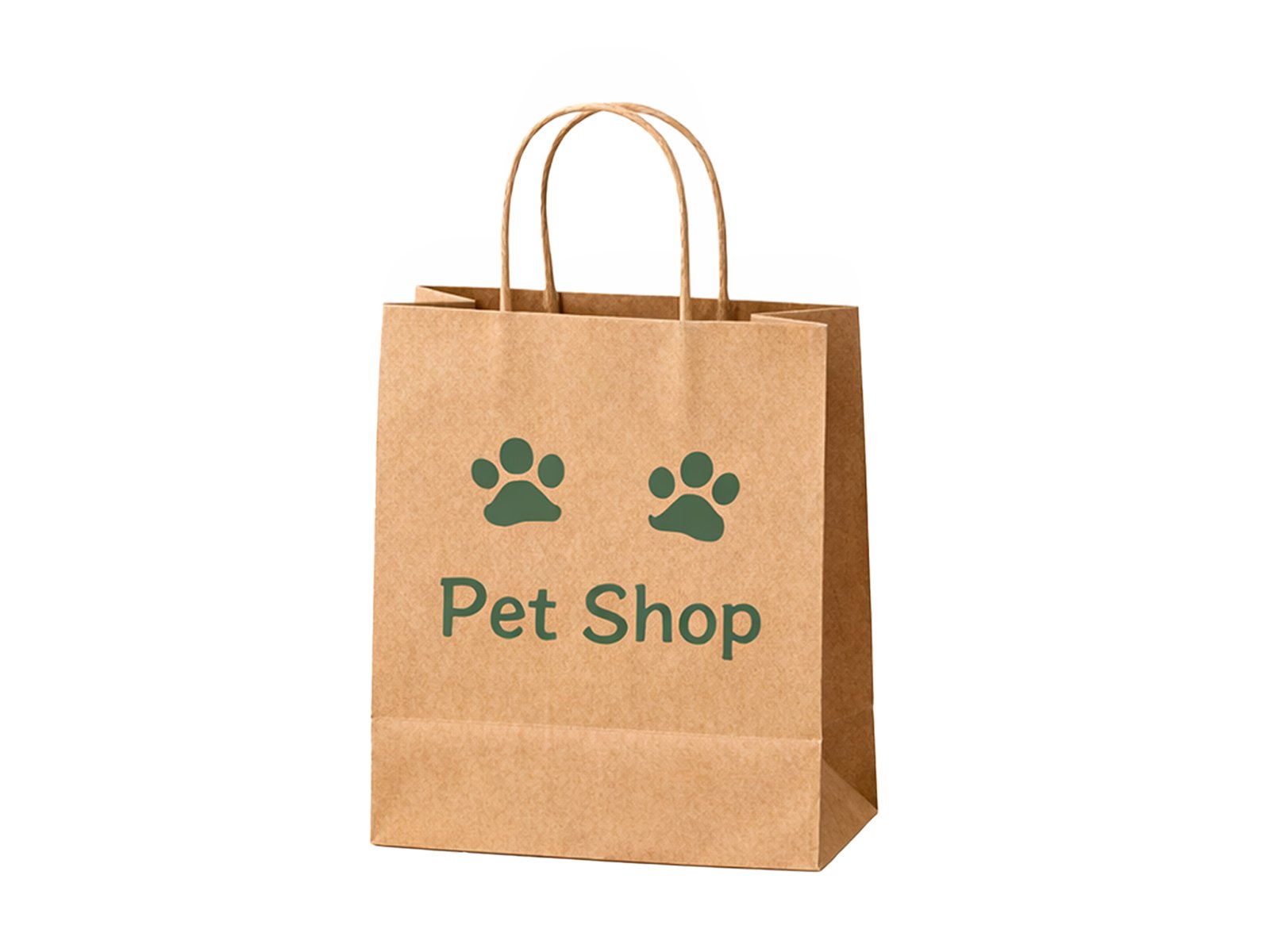 Eco-Friendly Pet Paper Shopping Bags