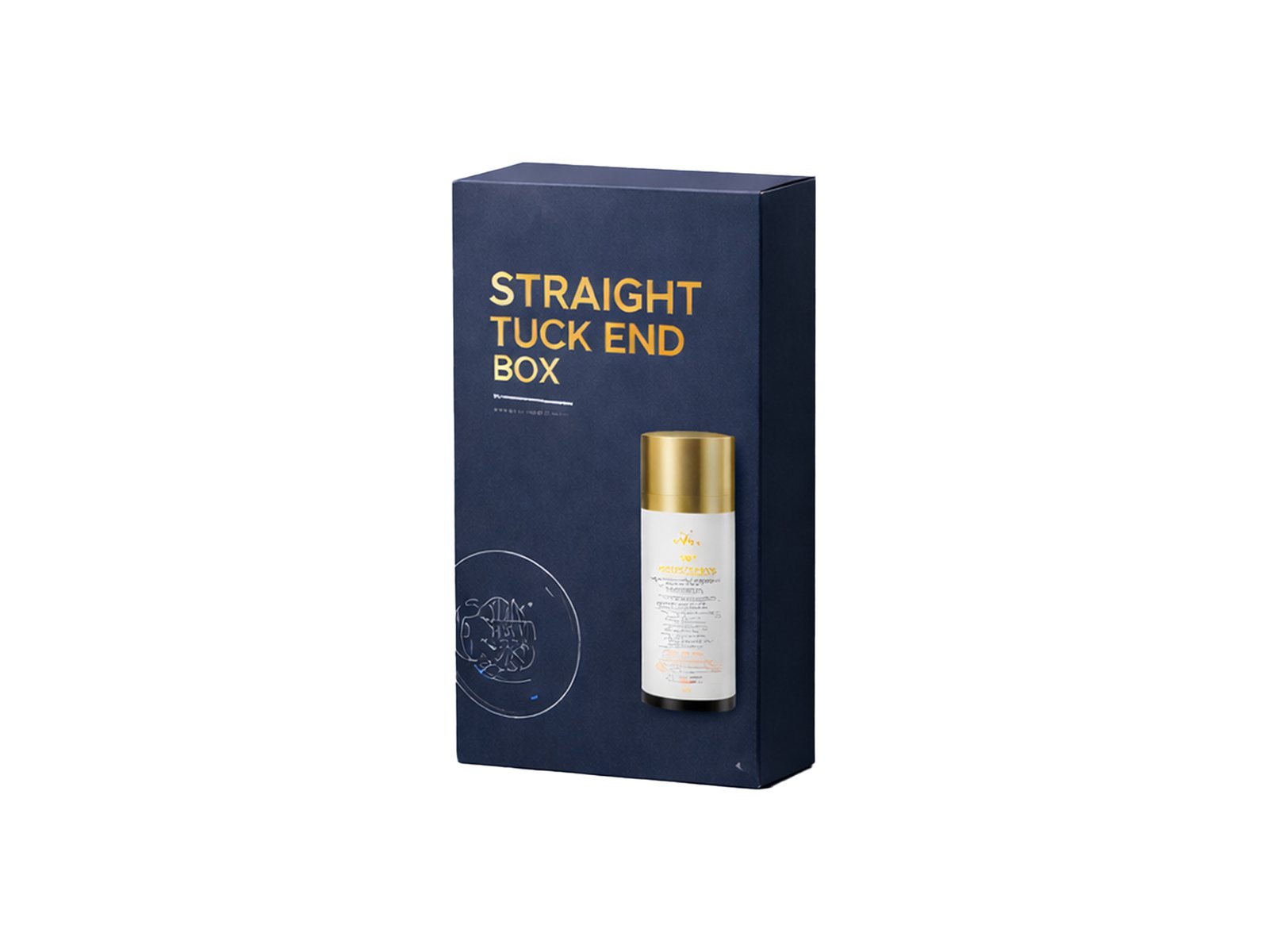 Custom Printed Skincare Tuck End Box