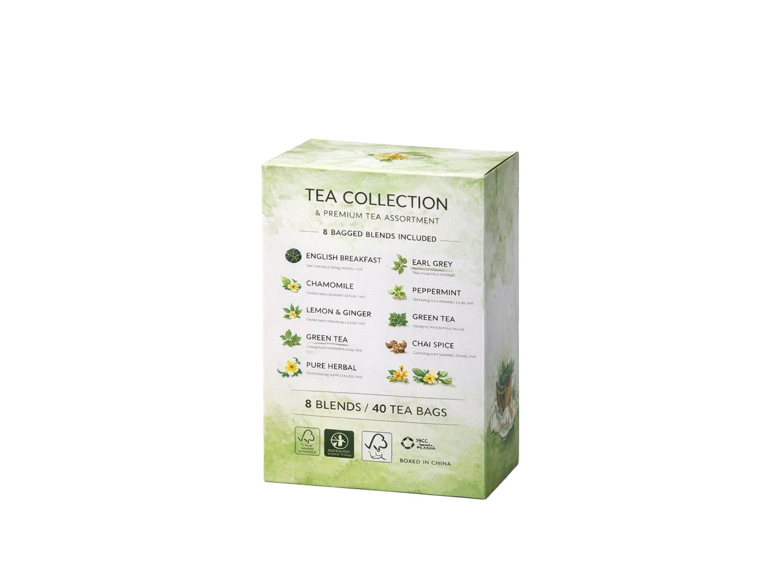Tea Gift Folding Carton - 图片 2
