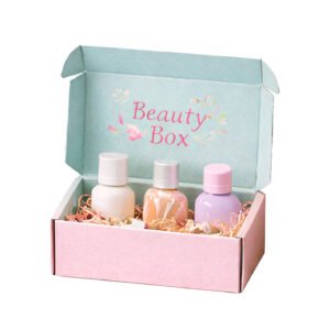 Eco-friendly Corrugated Beauty E-commerce Packaging Box