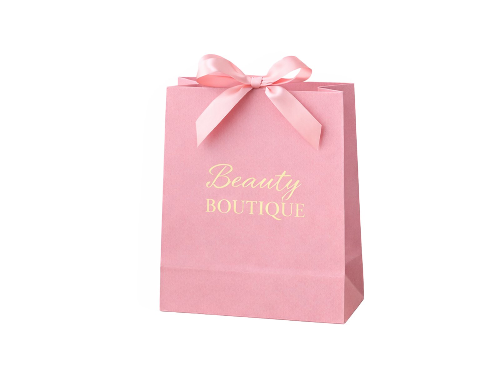 Luxury Pink Paper Shopping Bag
